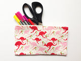 Kangaroo Paw Cotton Zip Bag