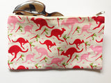 Kangaroo Paw Cotton Zip Bag