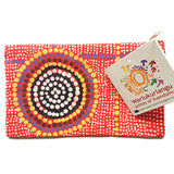 Cotton Zip Bag by Aborginal Artist Debbie Brown
